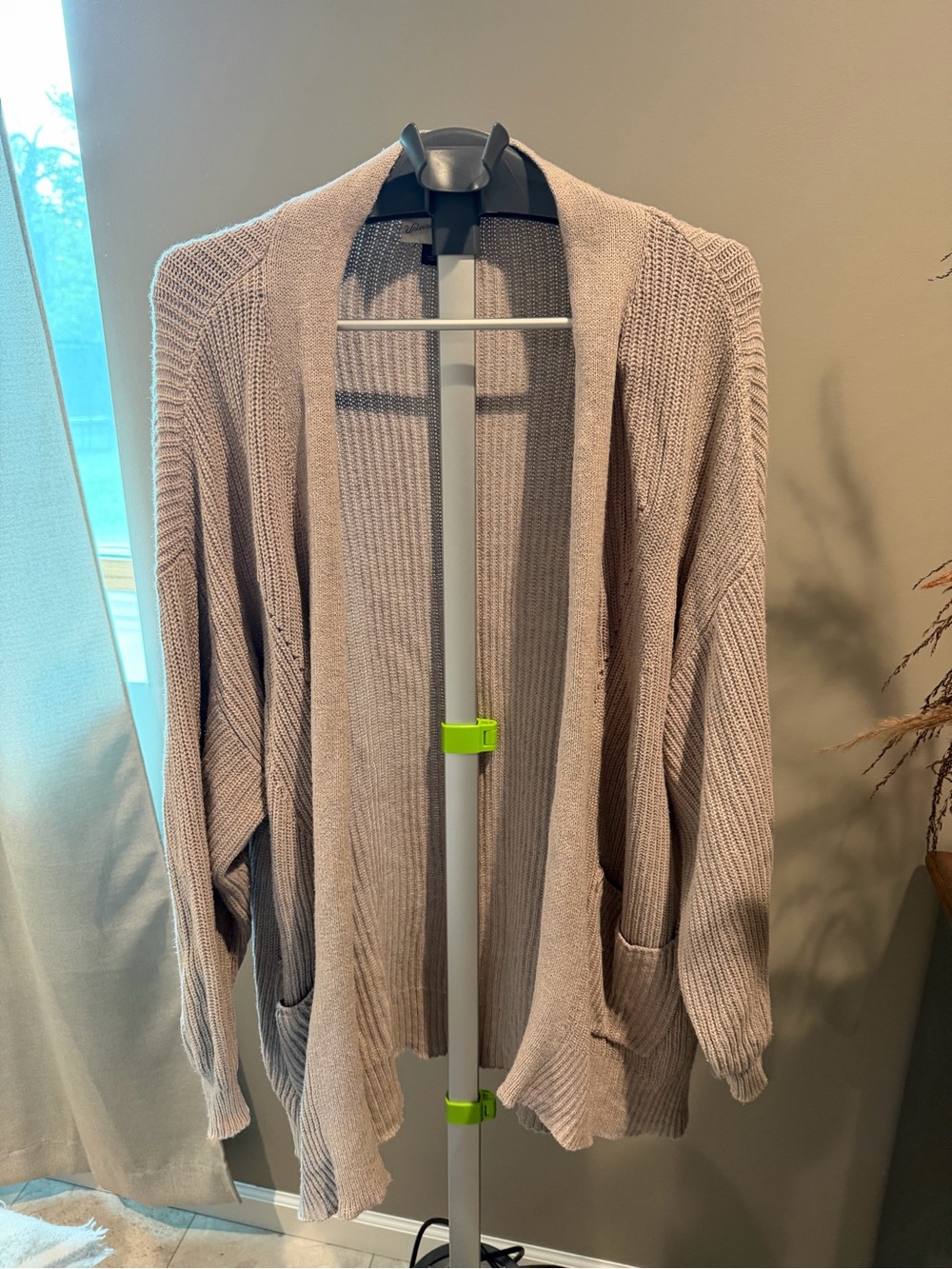 Target Women’s Open-Front Knit Cardigan - Light Taupe
